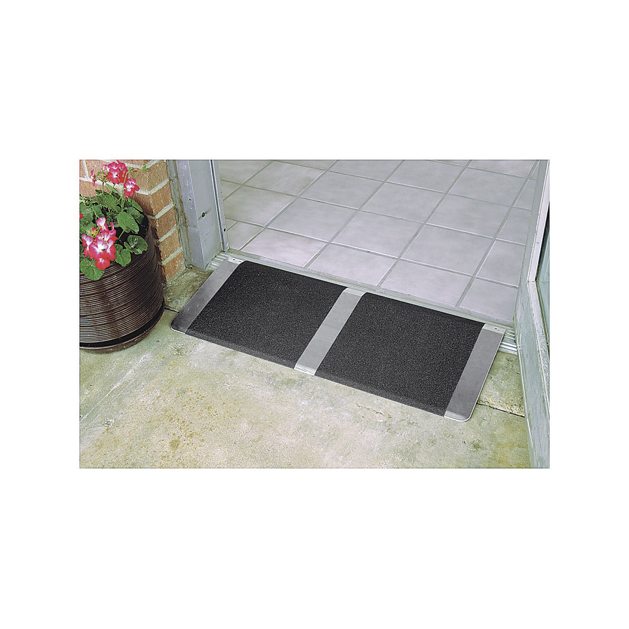 PVI Aluminum Threshold Ramp, 600-Lb. Capacity, 12in.L x 32in.W